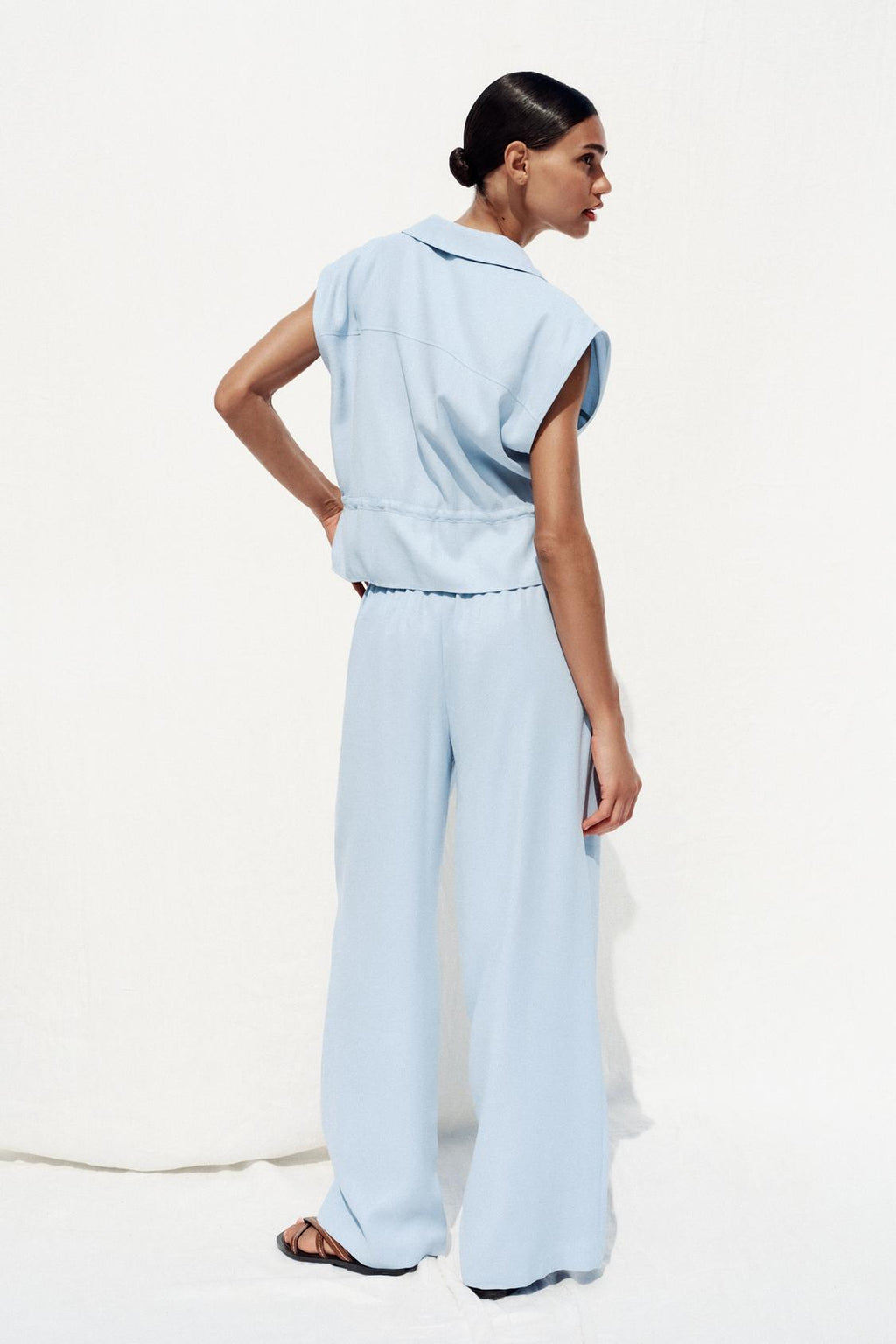 WIDELEG-HOSE MIT ELASTISCHEM BUND