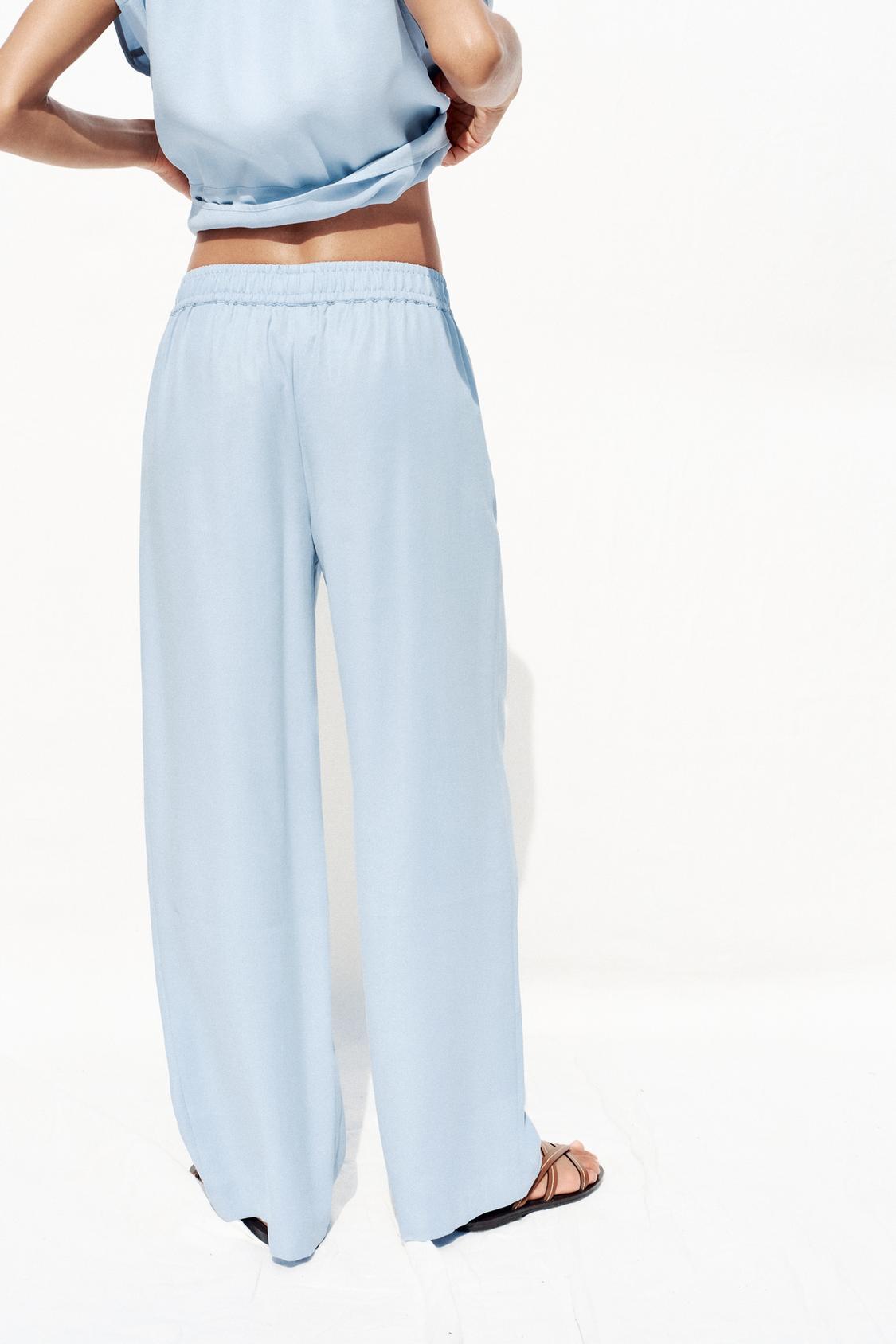 WIDELEG-HOSE MIT ELASTISCHEM BUND