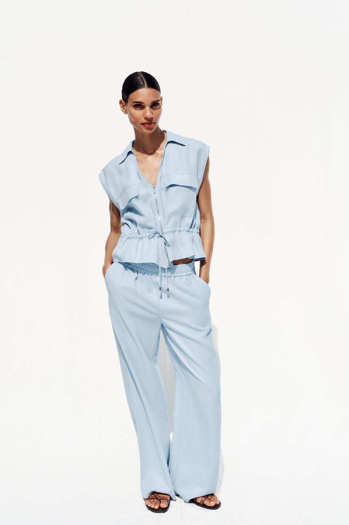 WIDELEG-HOSE MIT ELASTISCHEM BUND