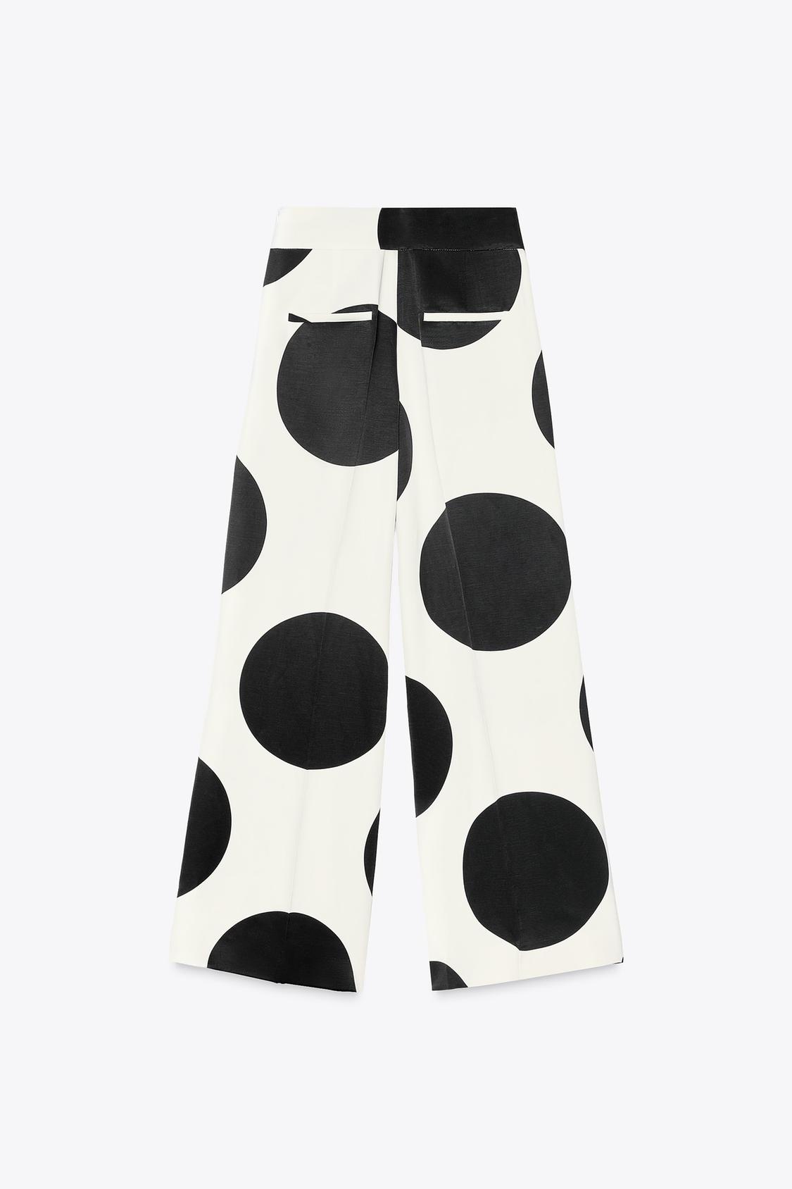 SIGNATURE WIDELEG-HOSE MIT PUNKTE-PRINT