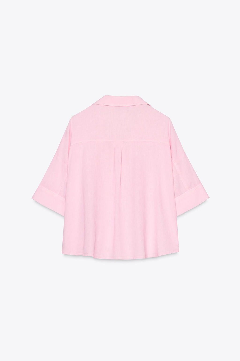 CROPPED-HEMD LEINEN ROSA