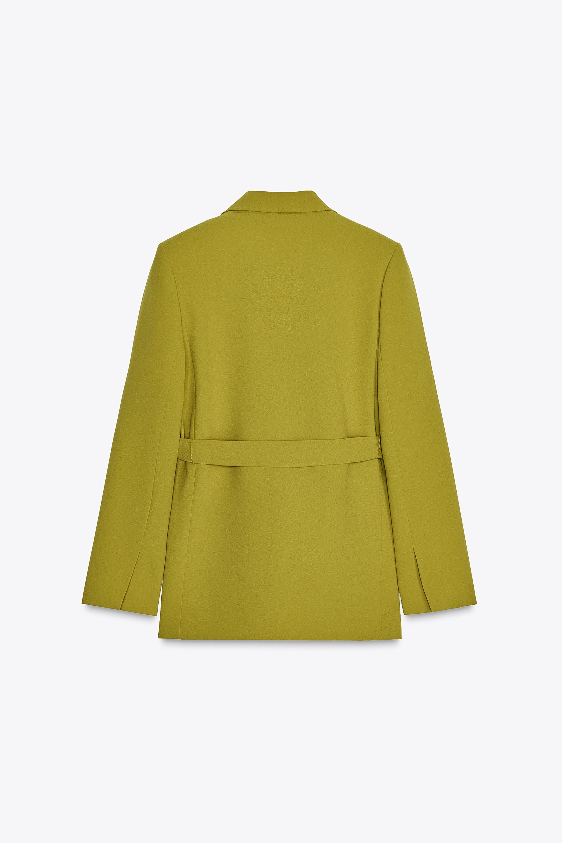 EZ COLLECTION BLAZER MIT GÜRTEL AUS POLYESTER