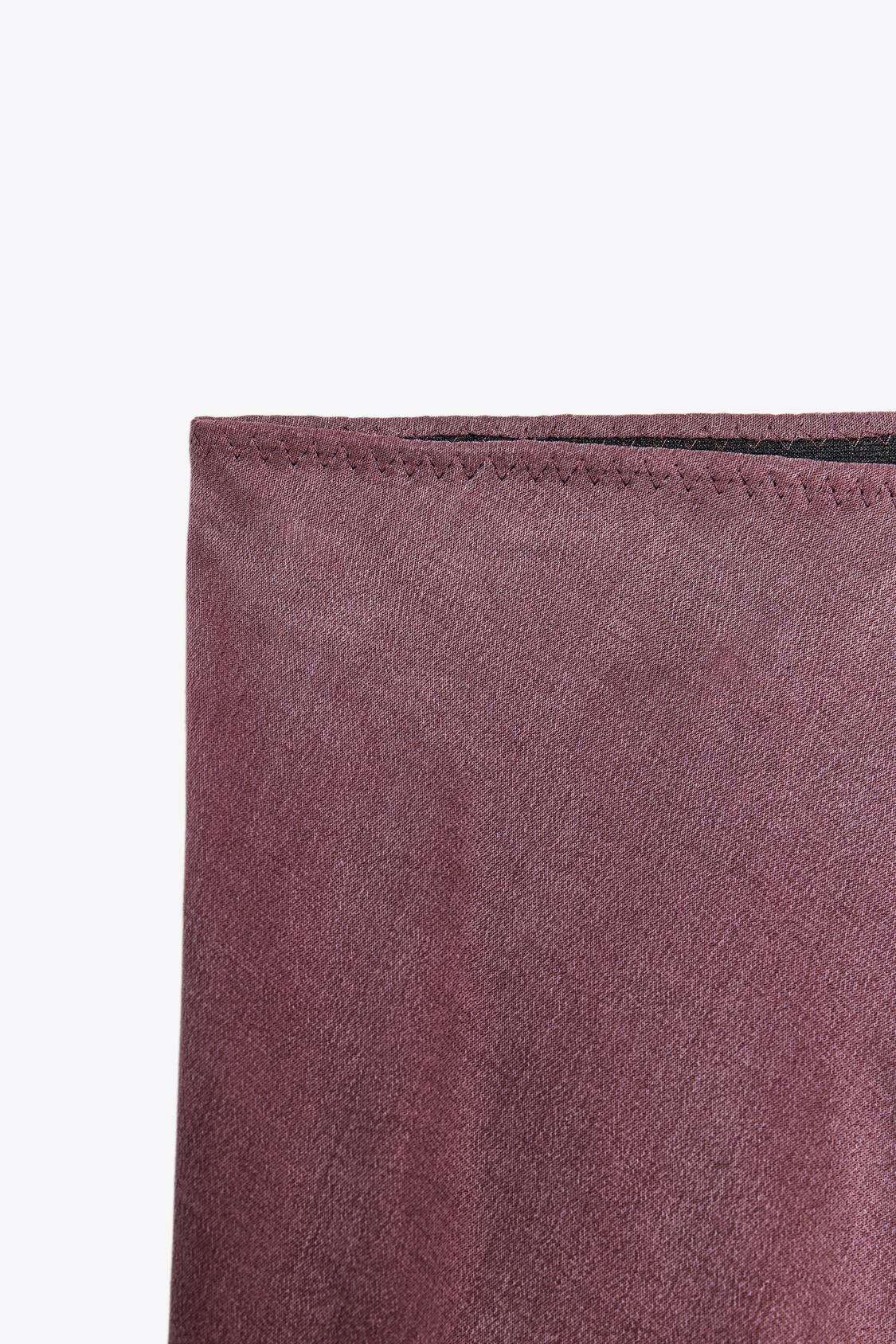 MIDI-ROCK AUS VISKOSE-LYOCELL-MIX BRAUN