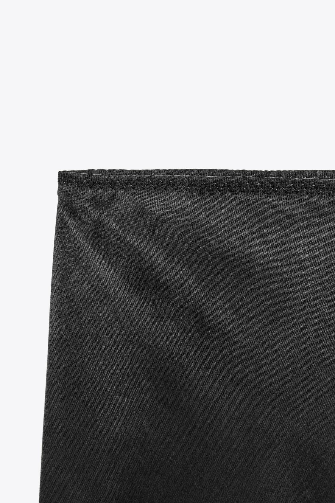 MIDI-ROCK AUS VISKOSE-LYOCELL-MIX BRAUN