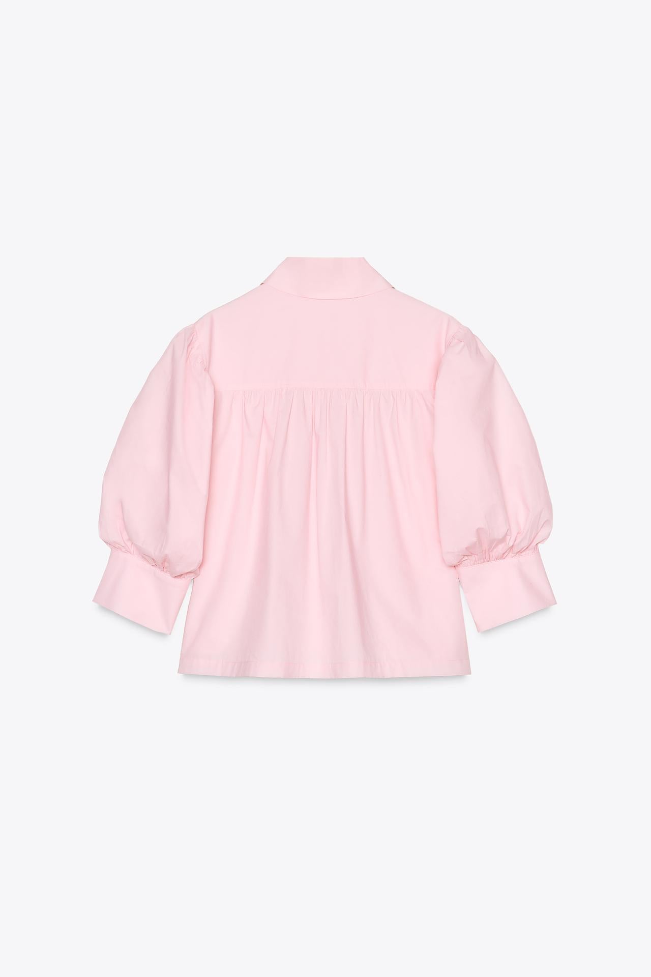 VOLUMINOUS POPLIN BLOUSE PASTELLROSA