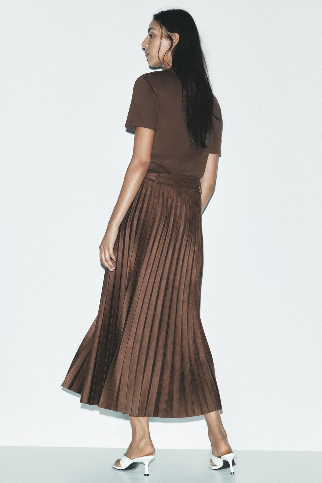 URBAN HERITAGE COTTON TEE BRAUN