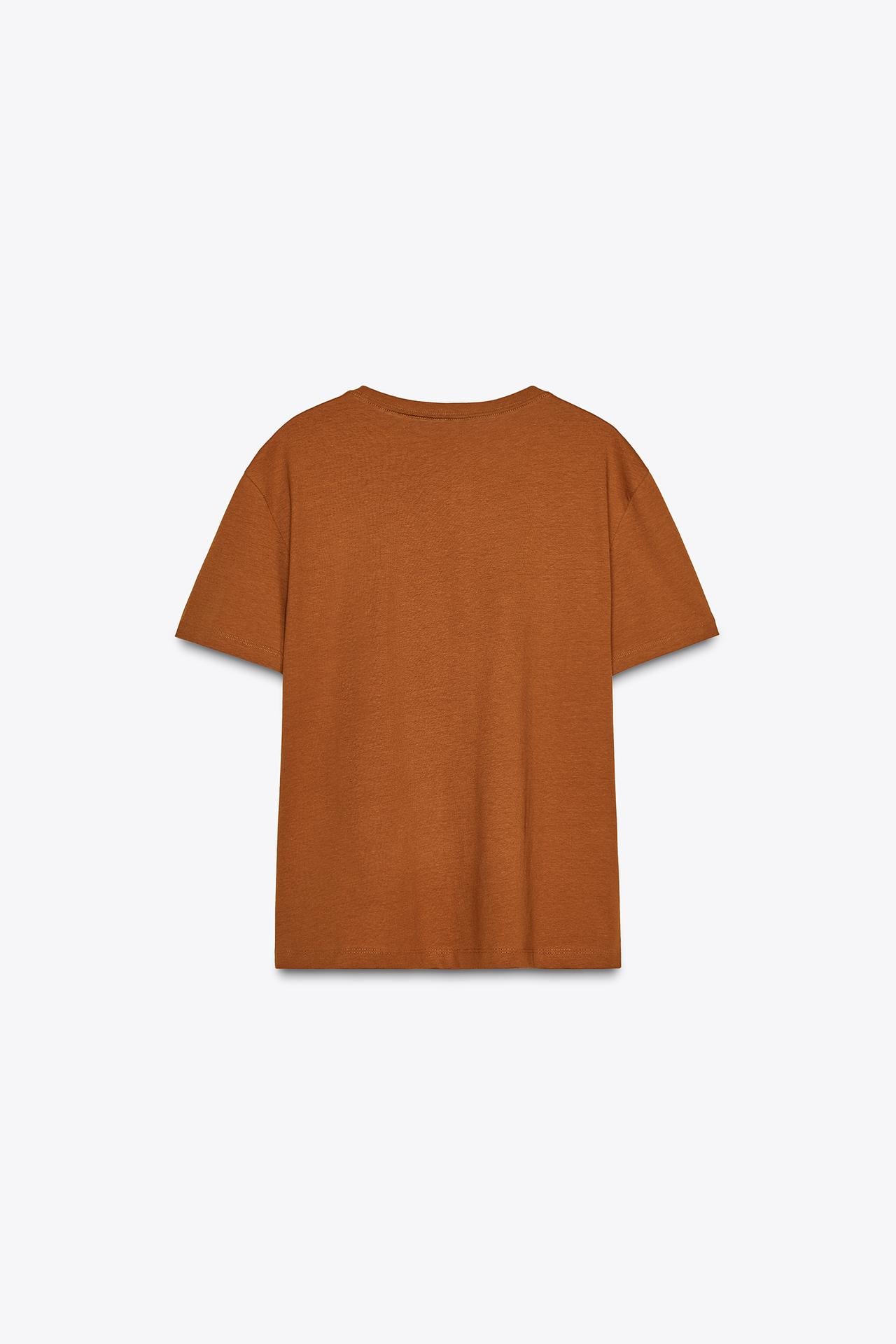 VIBRANT ESSENTIAL COTTON TEE ORANGE