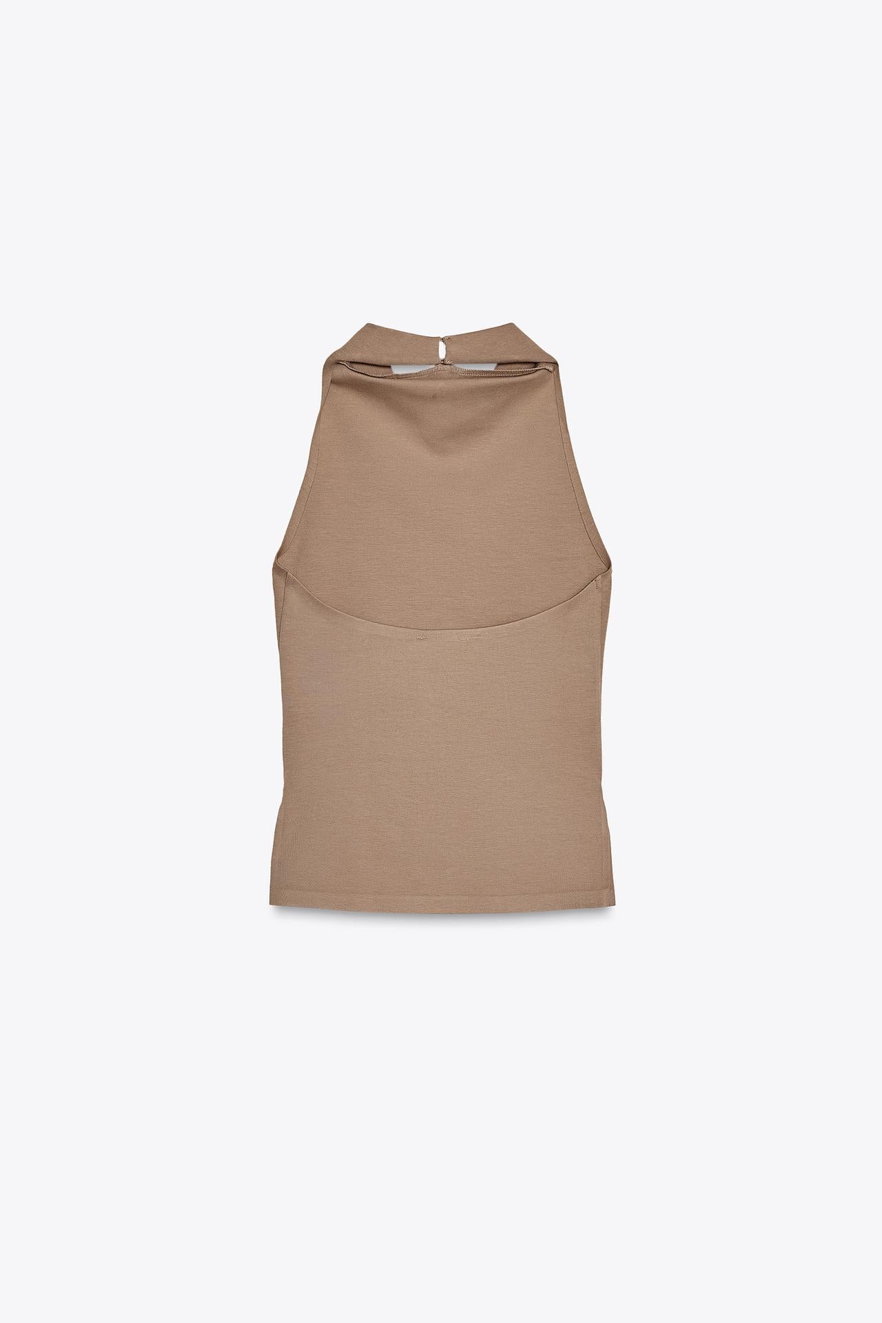 HALTERTOP SCULPTED LINIE