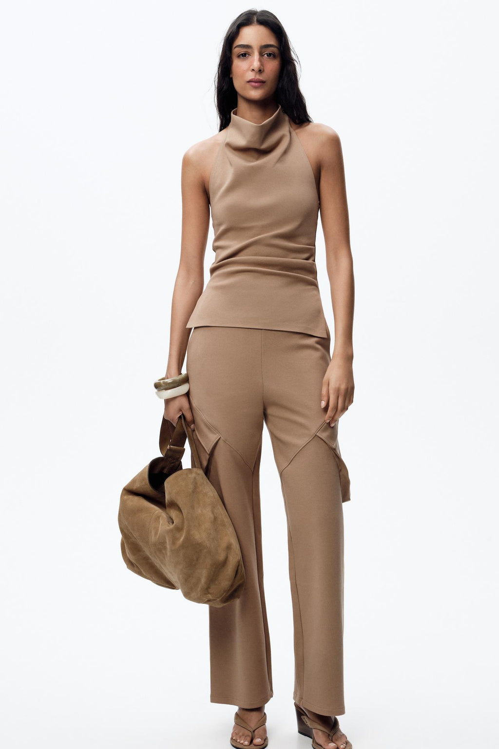 HALTERTOP SCULPTED LINIE