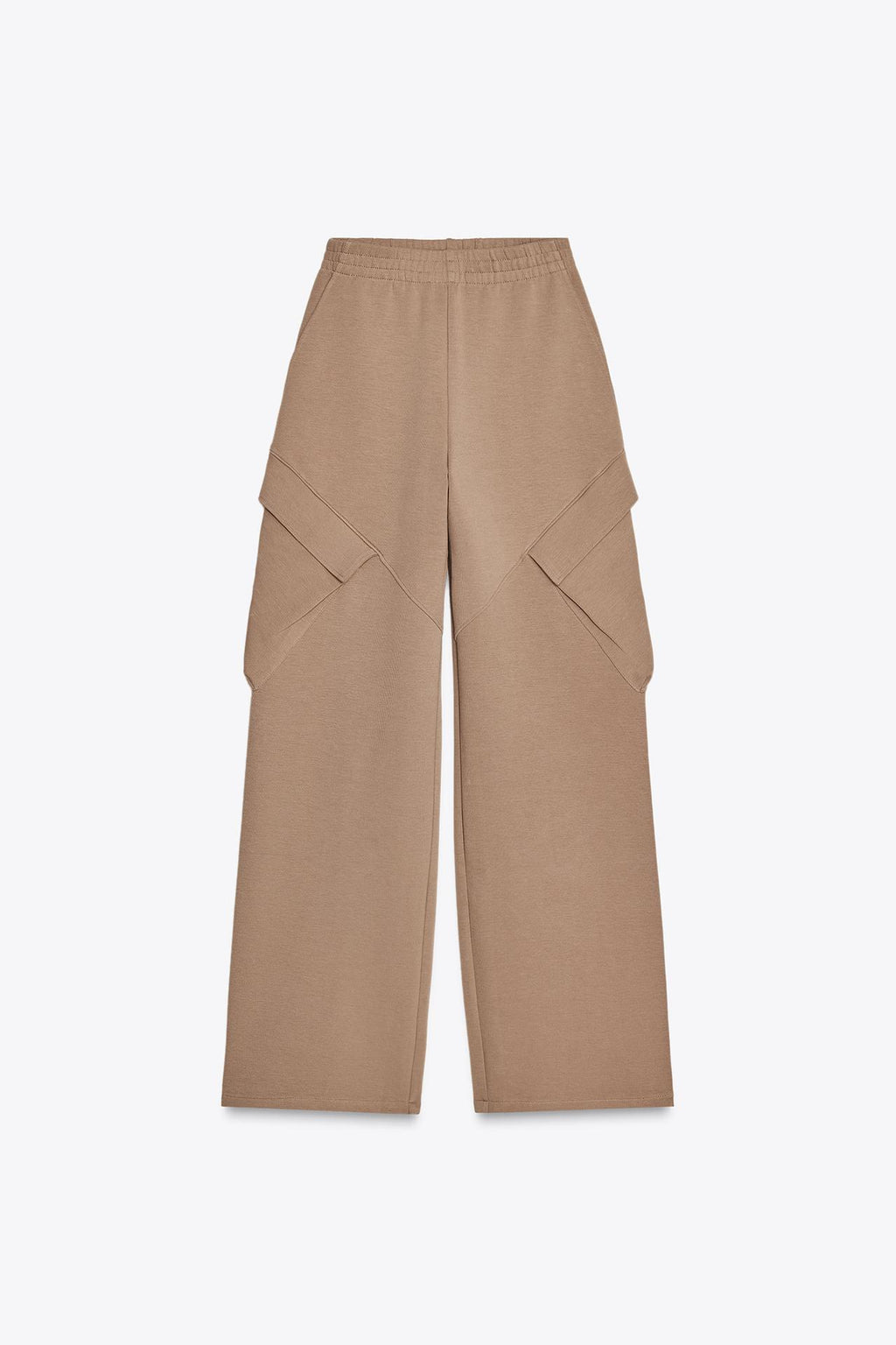 RELAXED CARGO PANTS IN TAUPE