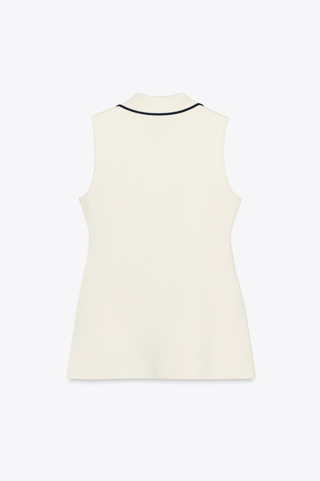 STRICKWESTE MIT GOLDKNÖPFEN ELFENBEIN