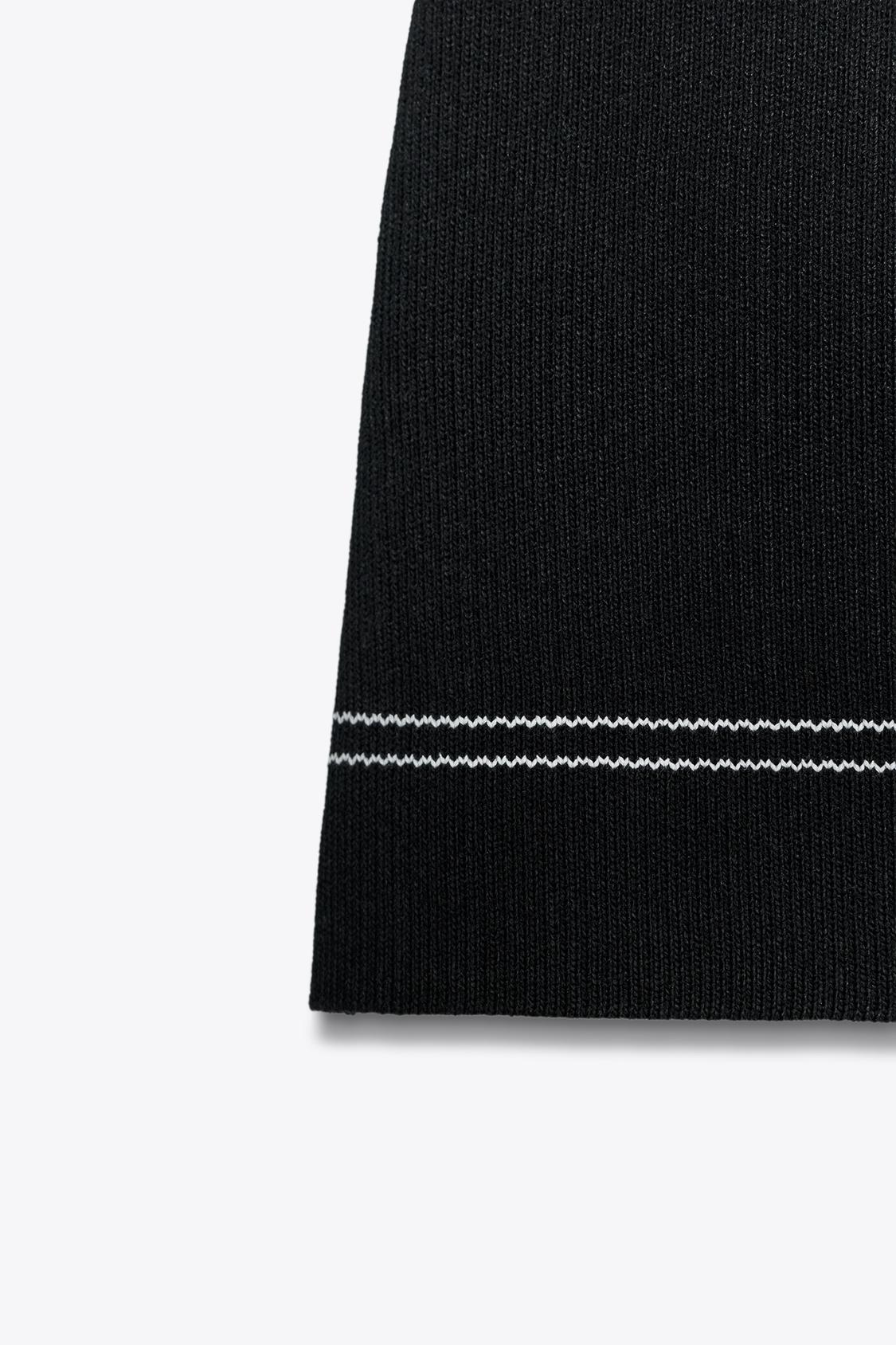 MINIROCK AUS SIGNATURE-JERSEY MIT HOHER TAILLE