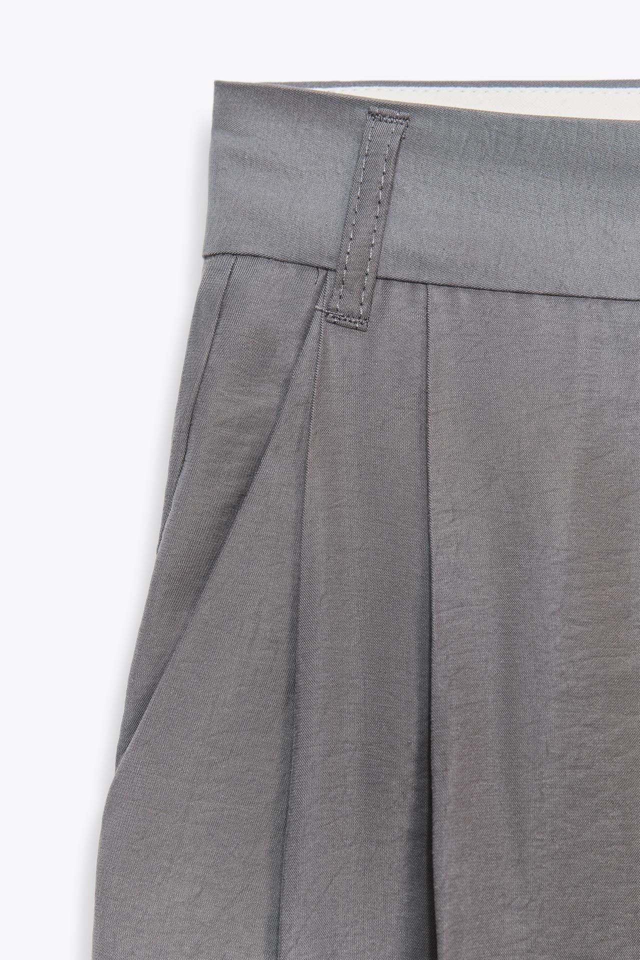 HOSE MIT DOPPELTEN BUND-FALTEN TAPETAS