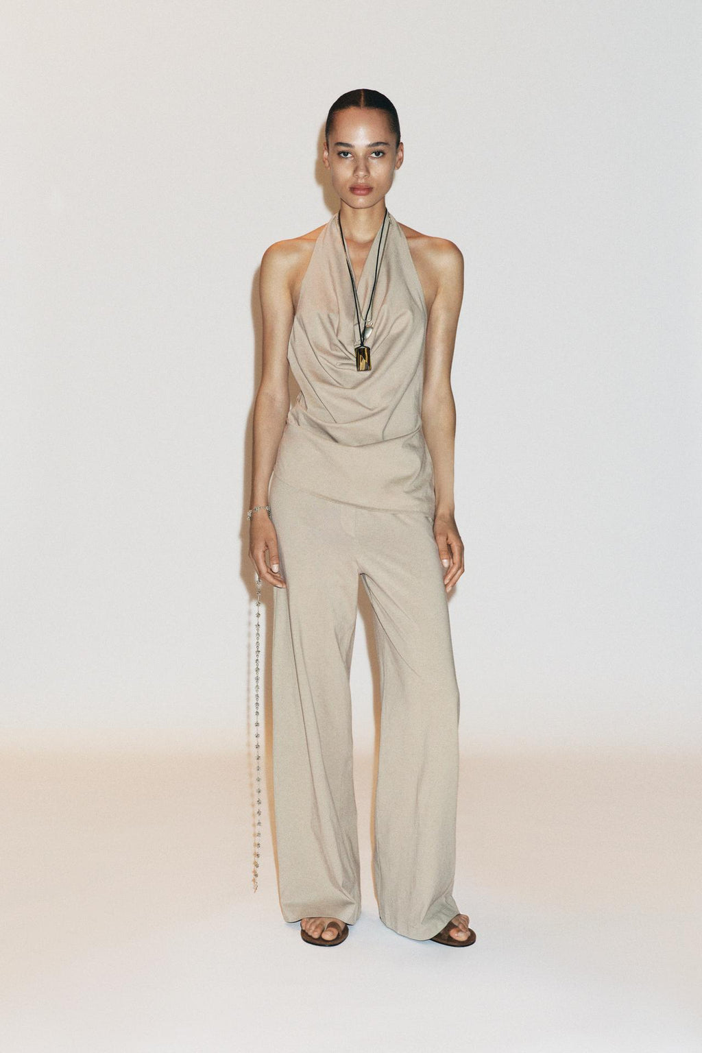 HALTERTOP DRAPIERT LINIE