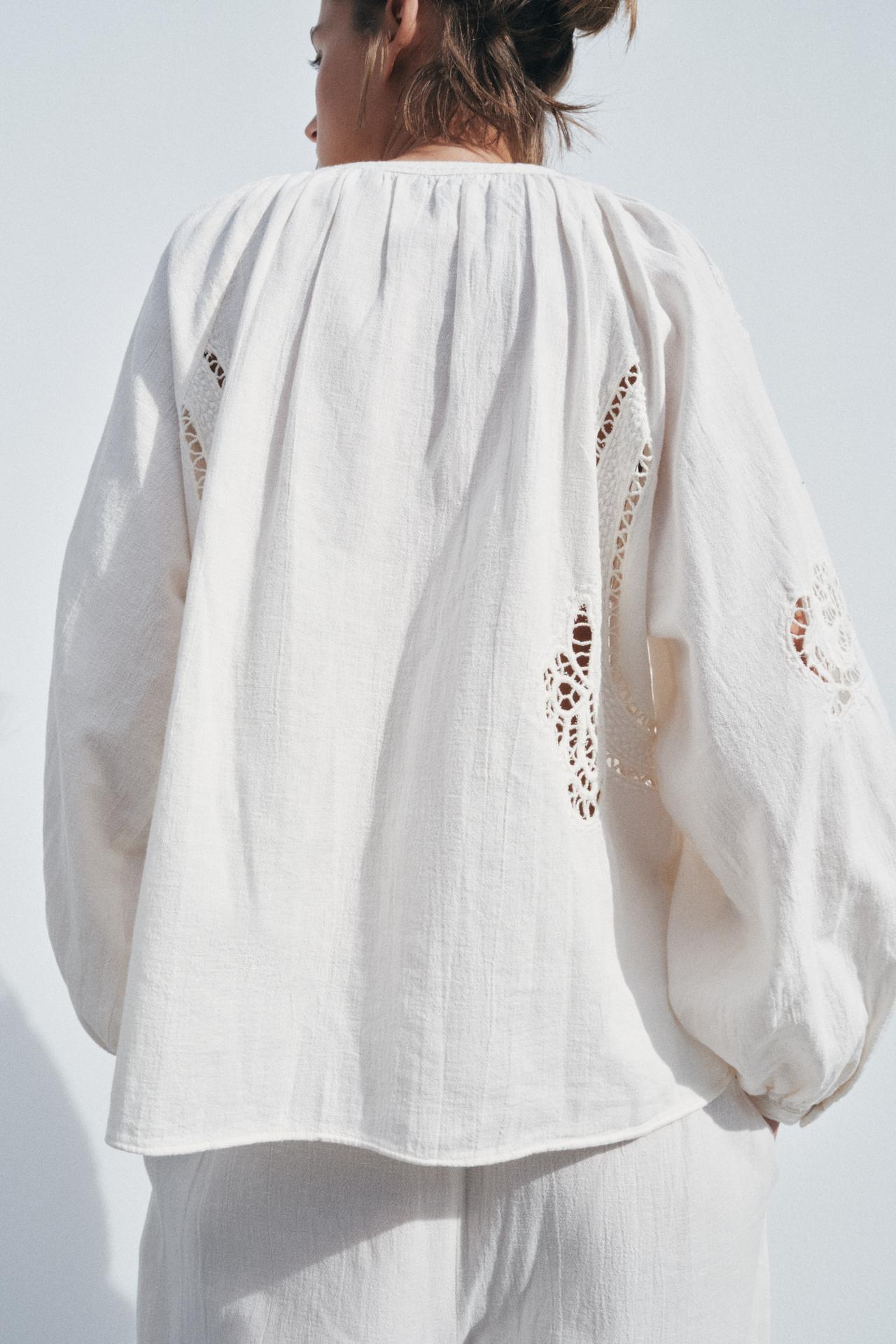 BESTICKTE BLUSE EZ KOLLEKTION