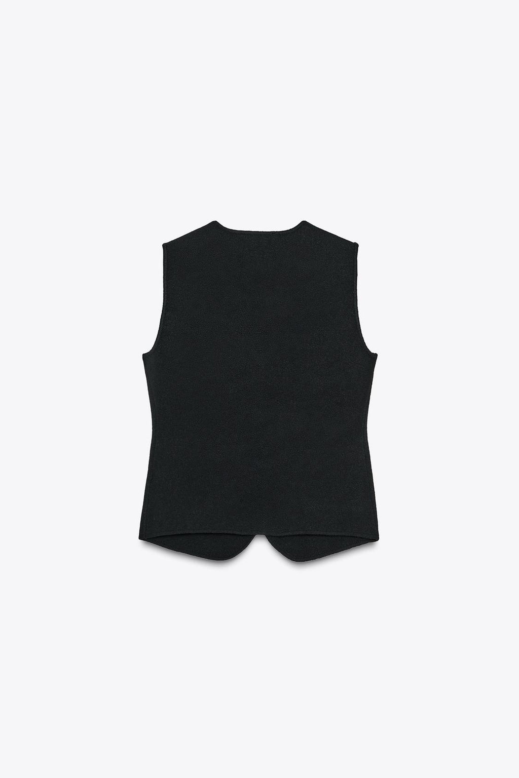 STRICKWESTE MIT KNOPFDETAIL UND V-AUSSCHNITT