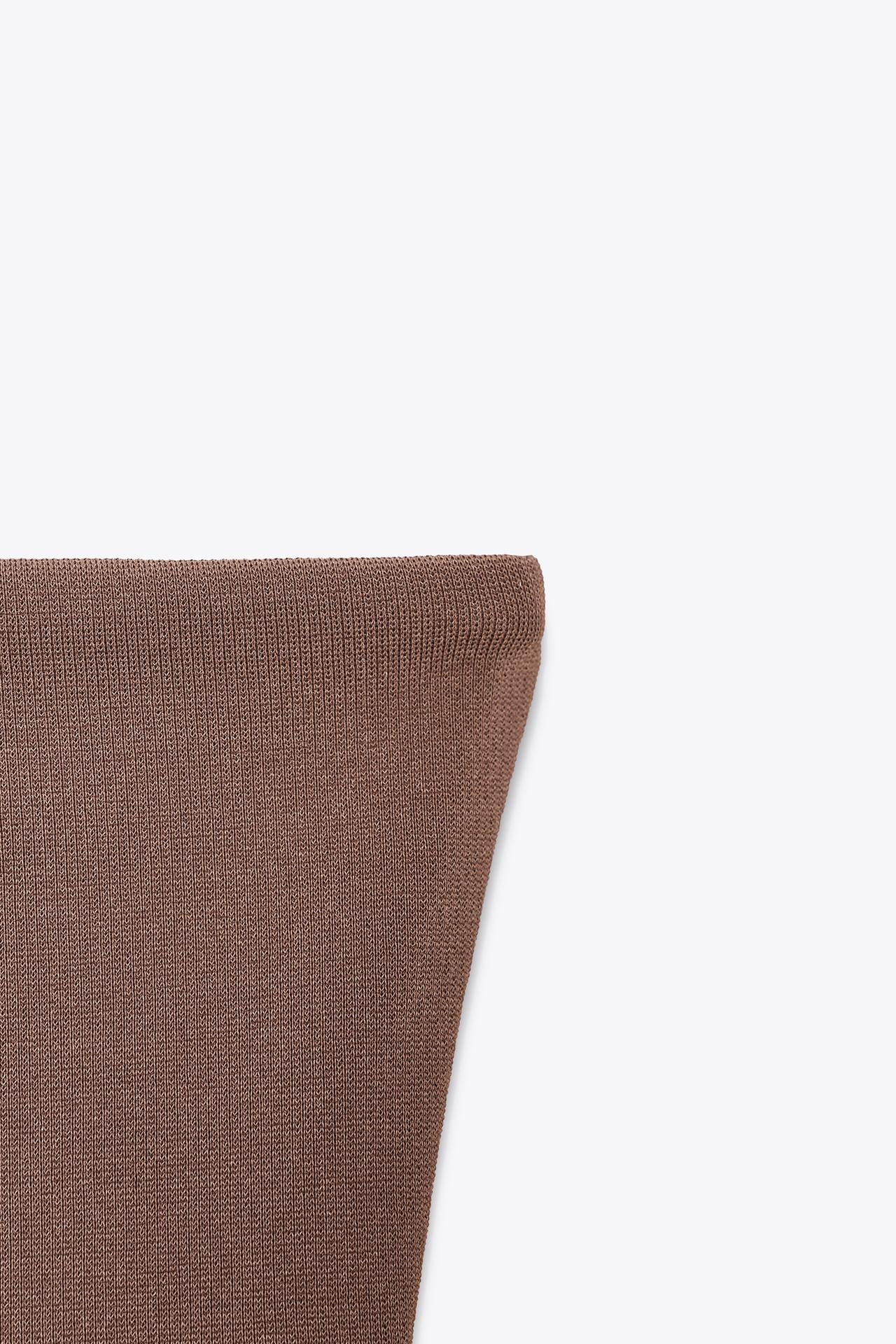 BANDEAU-BODY MIT CLEANER SILHOUETTE IN BRAUN