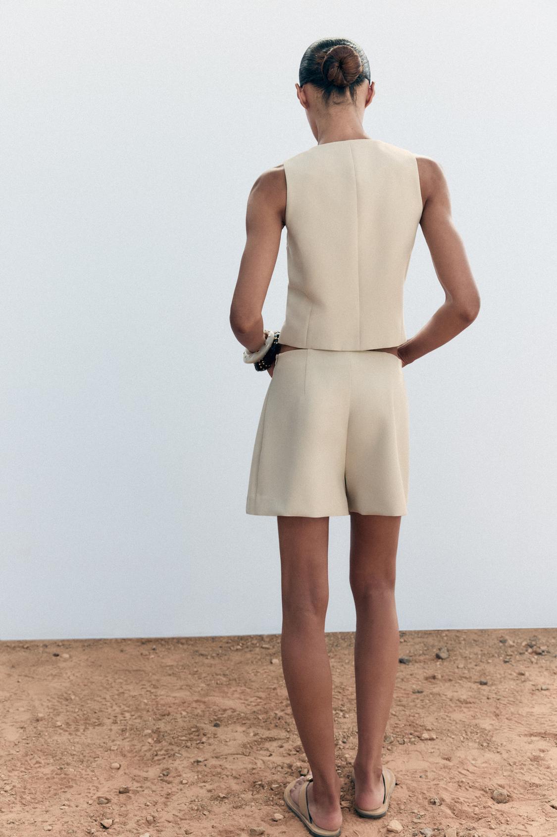 MINI-WRAPSKORT MIT HOHER TAILLE