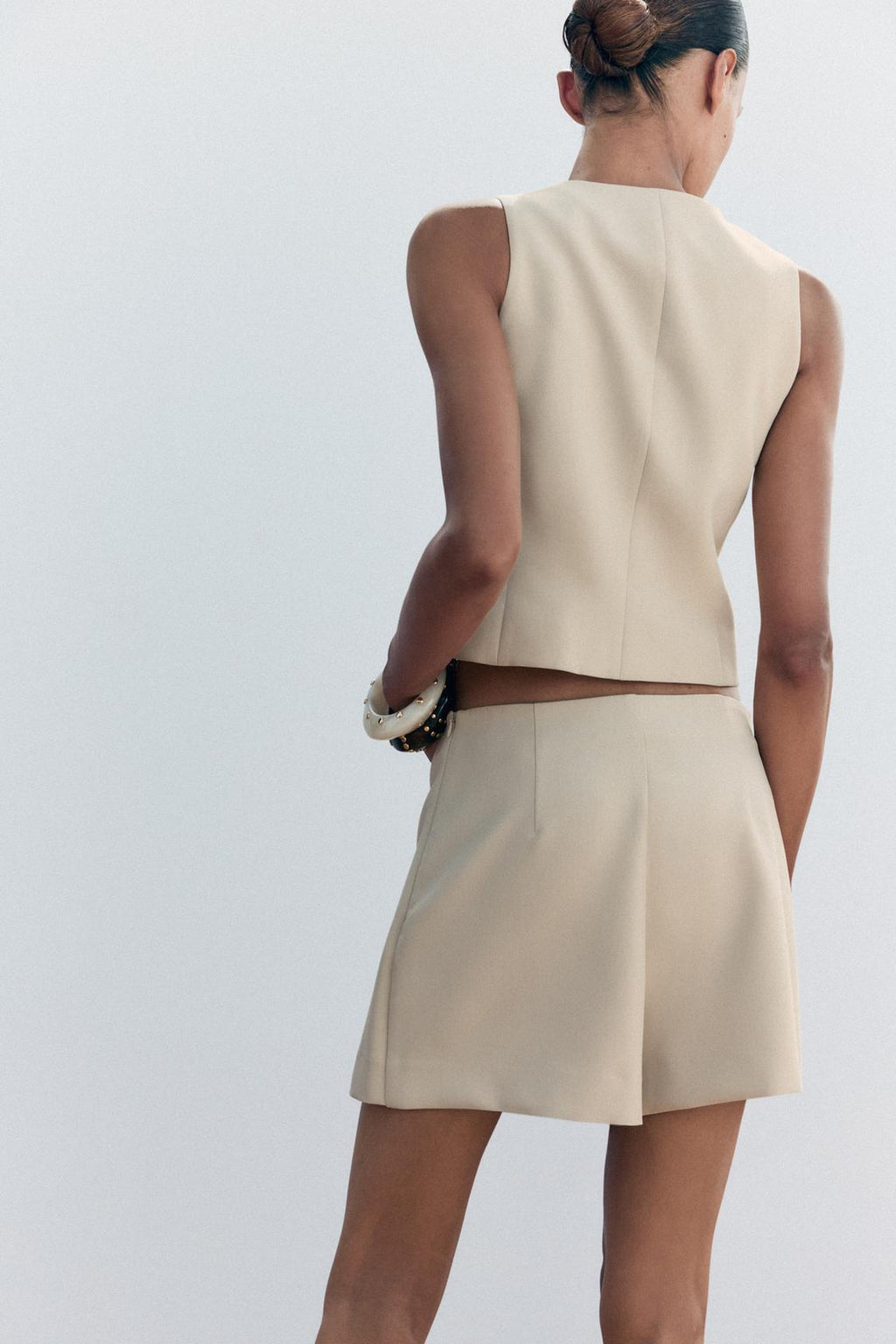 MINI-WRAPSKORT MIT HOHER TAILLE