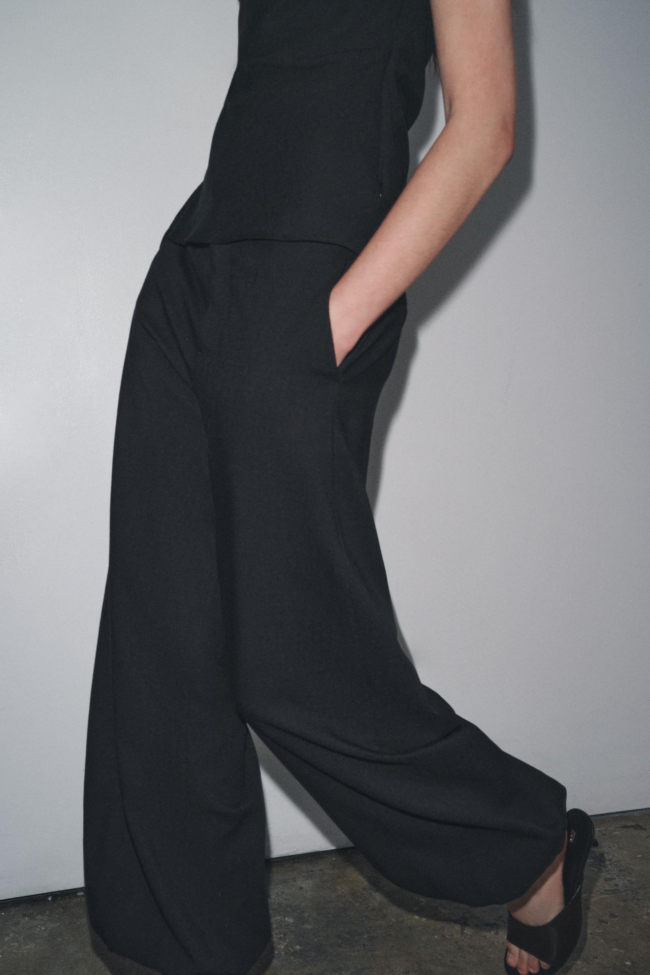 BOMBACHAHOSE MIT MANSCHETTENABSCHLUSS