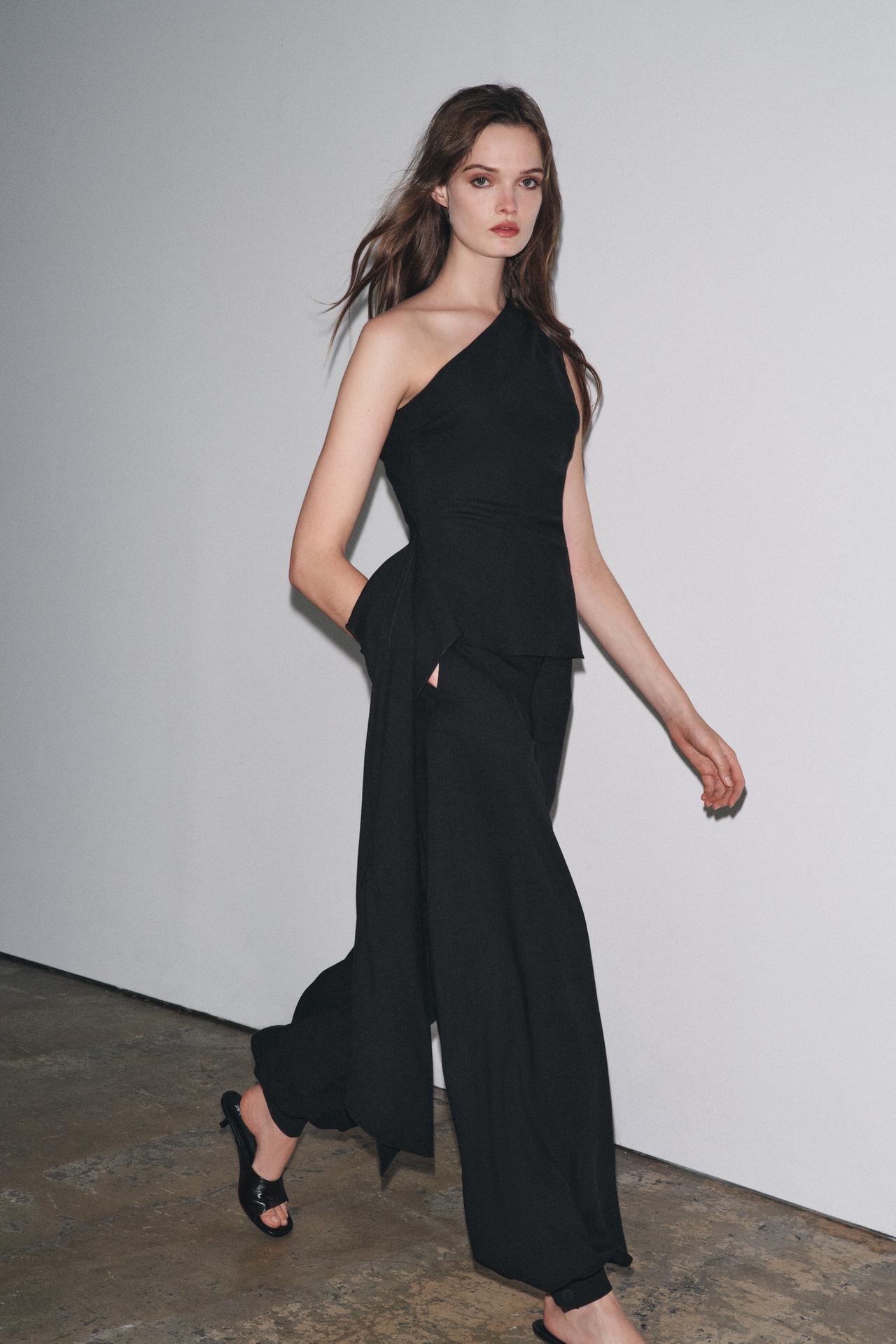 BOMBACHAHOSE MIT MANSCHETTENABSCHLUSS