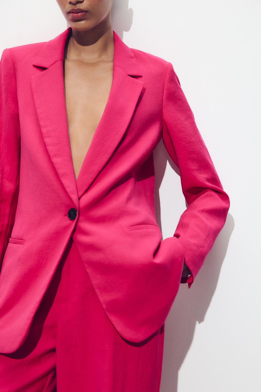 SIGNATURE BLAZER STRUKTURIERT FUCHSIA
