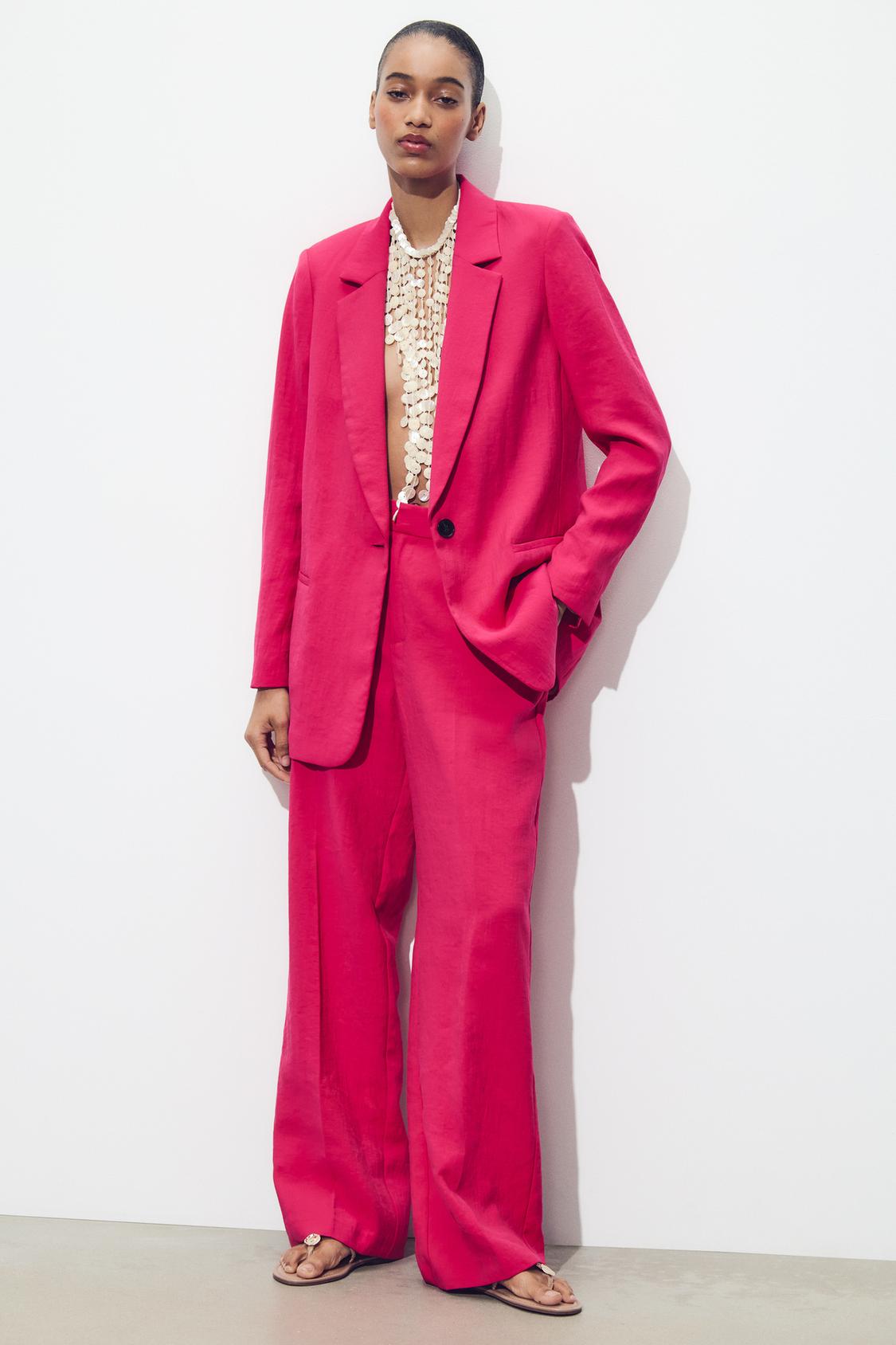 SIGNATURE BLAZER STRUKTURIERT FUCHSIA