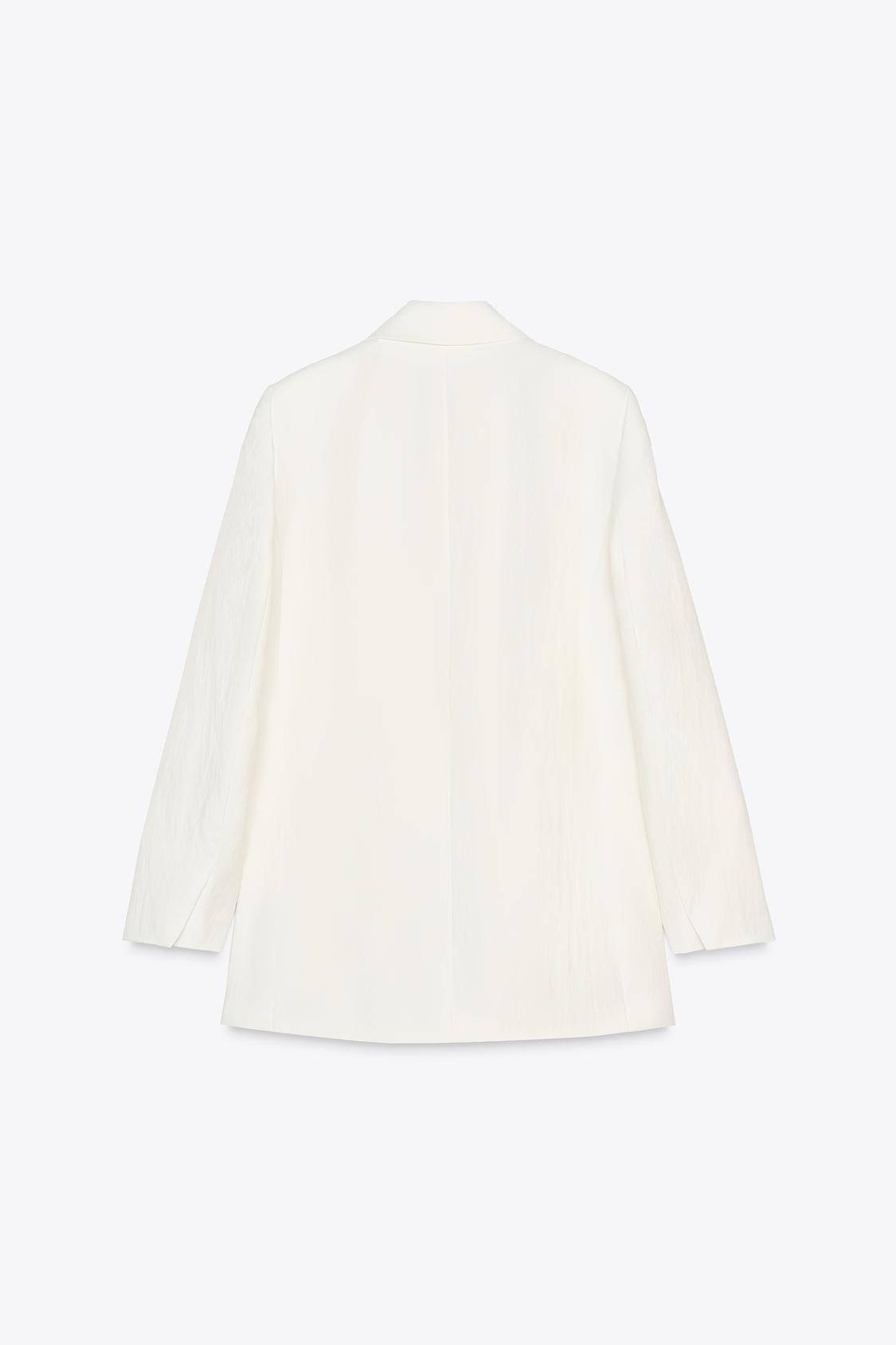 SIGNATURE BLAZER STRUKTURIERT NATURWEISS