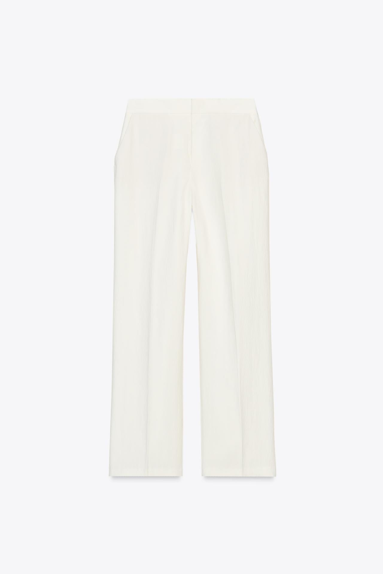 HOSE MIT STRUKTURIERTEM FALL IN ELFTON