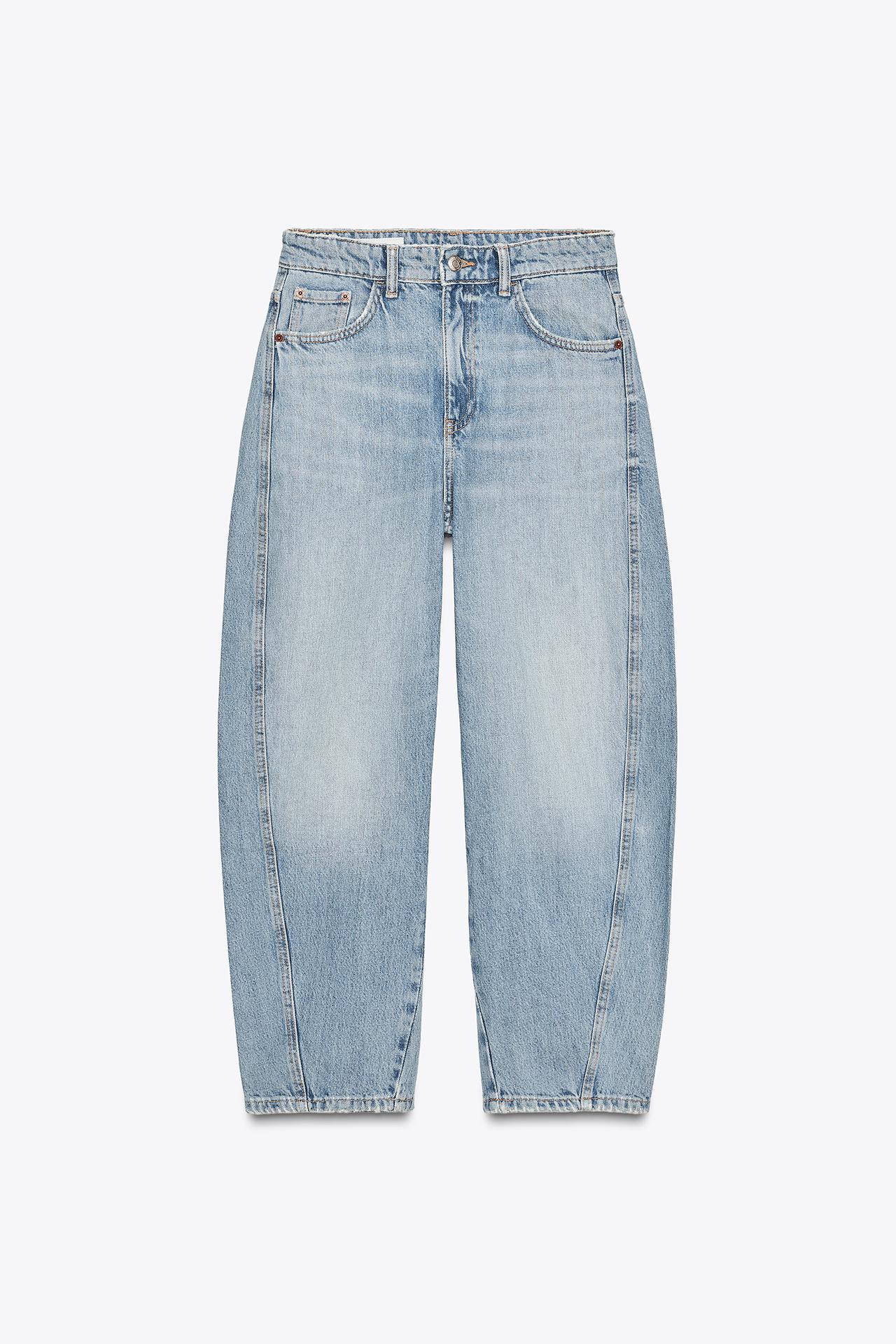 PREMIUM CARROT JEANS MIT MITTLERER TAILLE IN LIGHT BLUE
