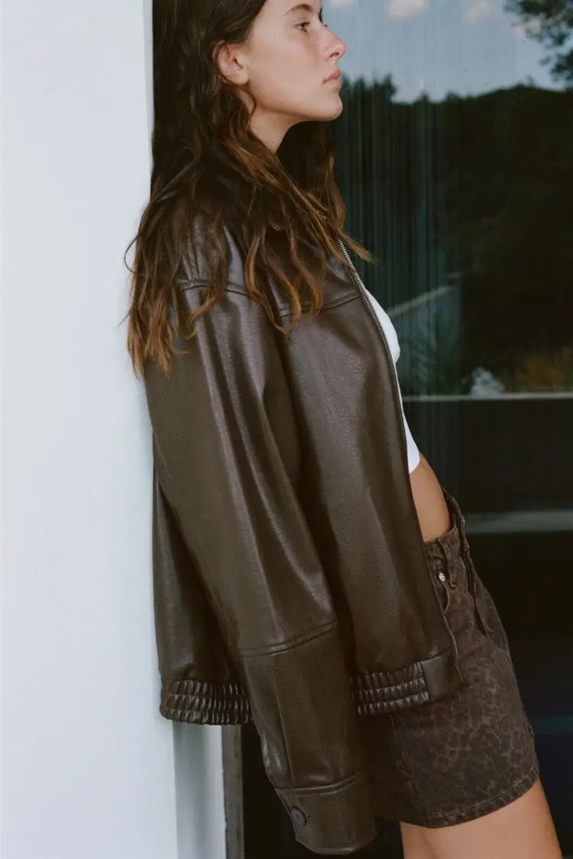 BOMBERJACKE IN PREMIUM-LEDEROPTIK