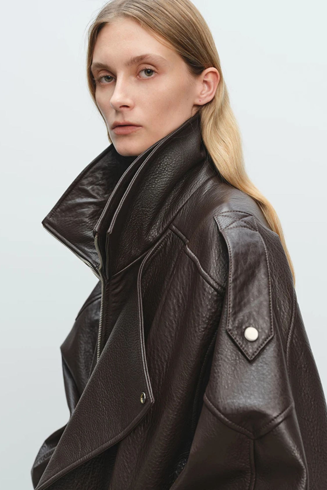 BIKERJACKE IN PREMIUM-LEDEROPTIK