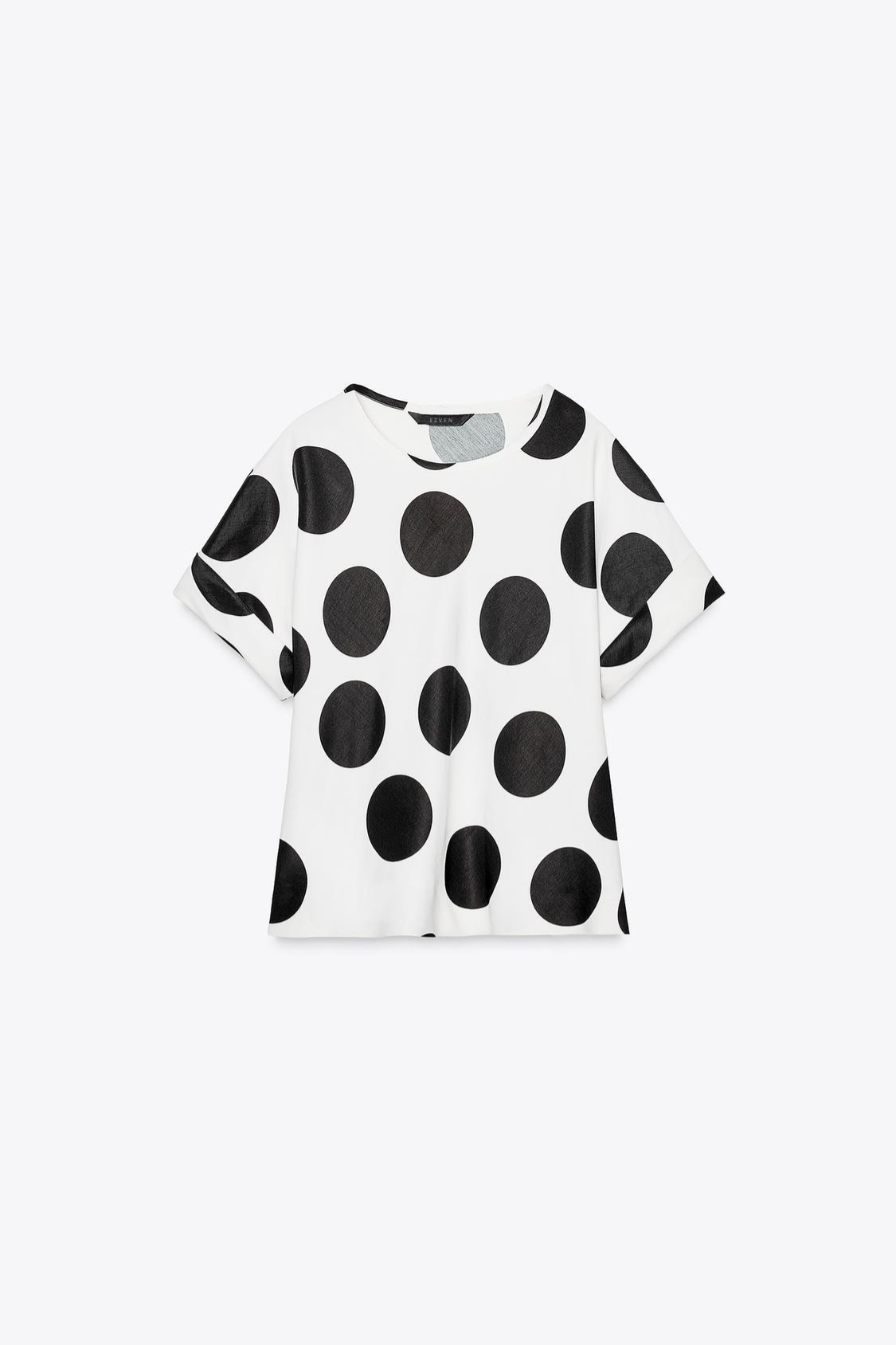 SIGNATURE TOP MIT PUNKTE-PRINT