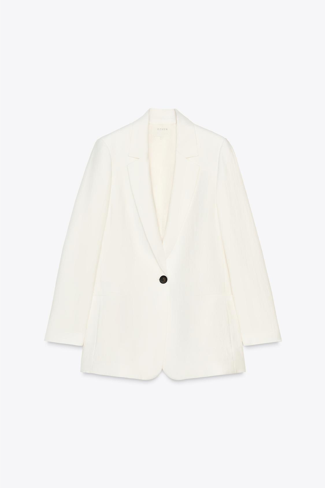 SIGNATURE BLAZER STRUKTURIERT NATURWEISS