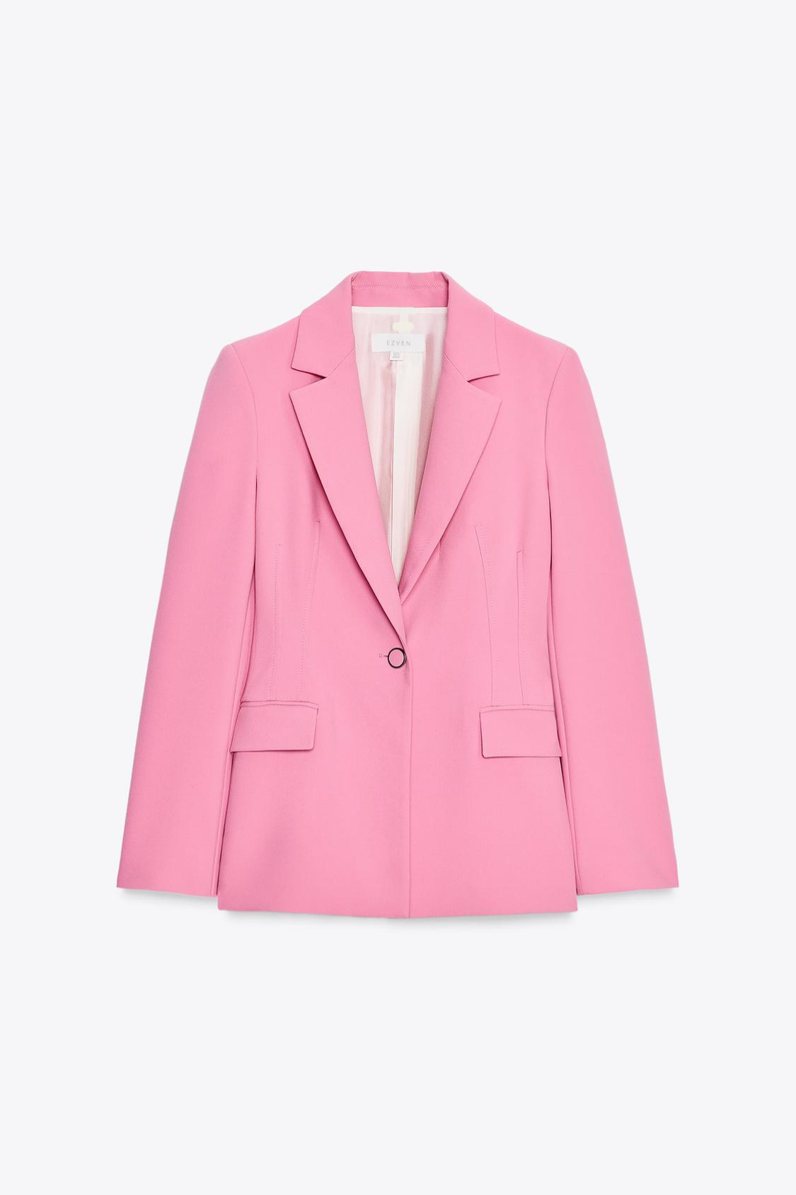 SIGNATURE BLAZER TAILLIERT ROSA